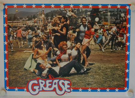 Grease original release german movie poster set